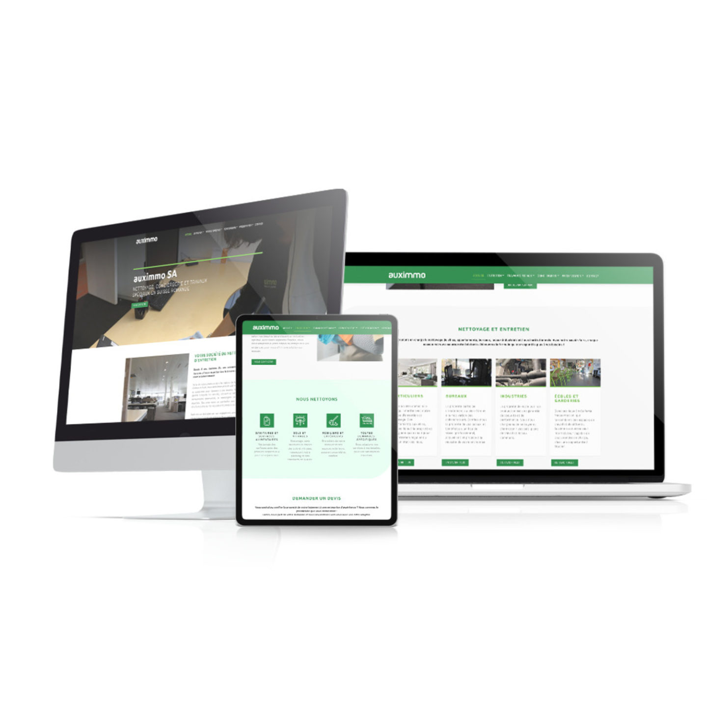 auximmo SA – Réalisation par Solution Digitale SA