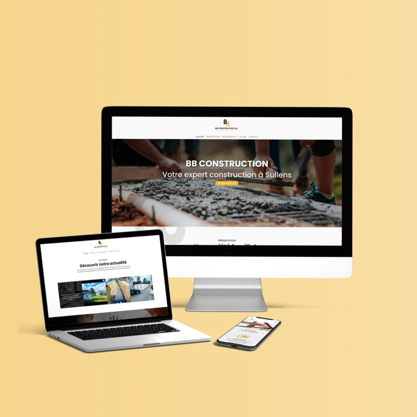 BB Construction SA – Réalisation par Solution Digitale SA