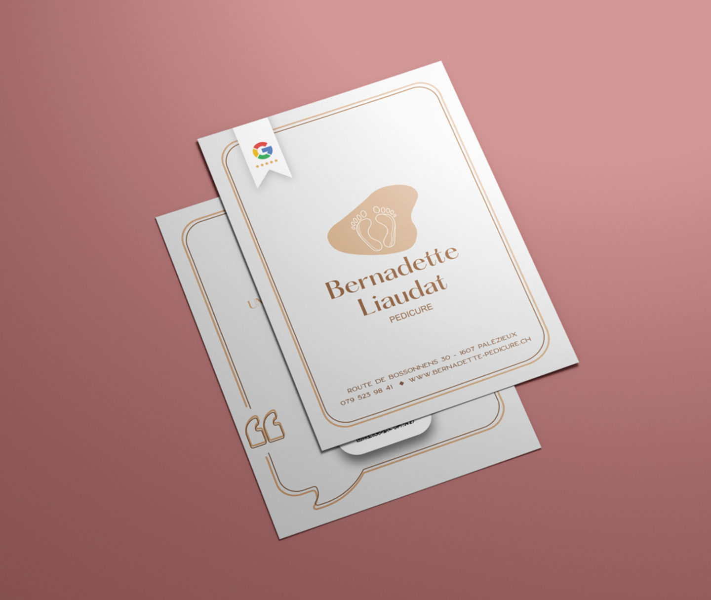 Bernadette Liaudat Pédicure – Réalisation par Solution Digitale SA