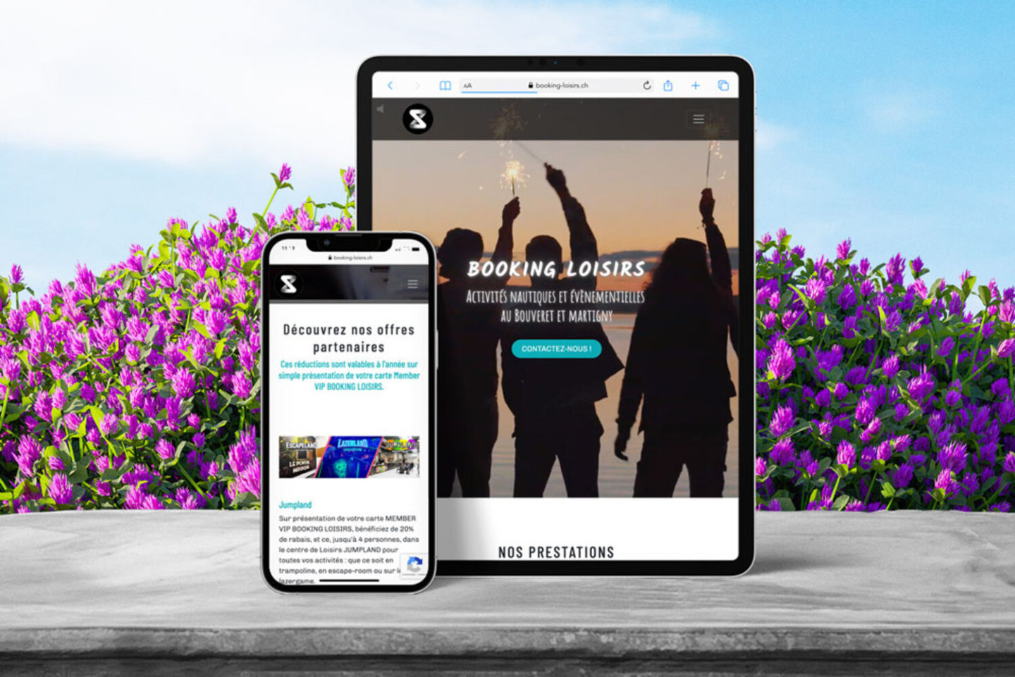 SZ Booking Loisirs – Réalisation par Solution Digitale SA