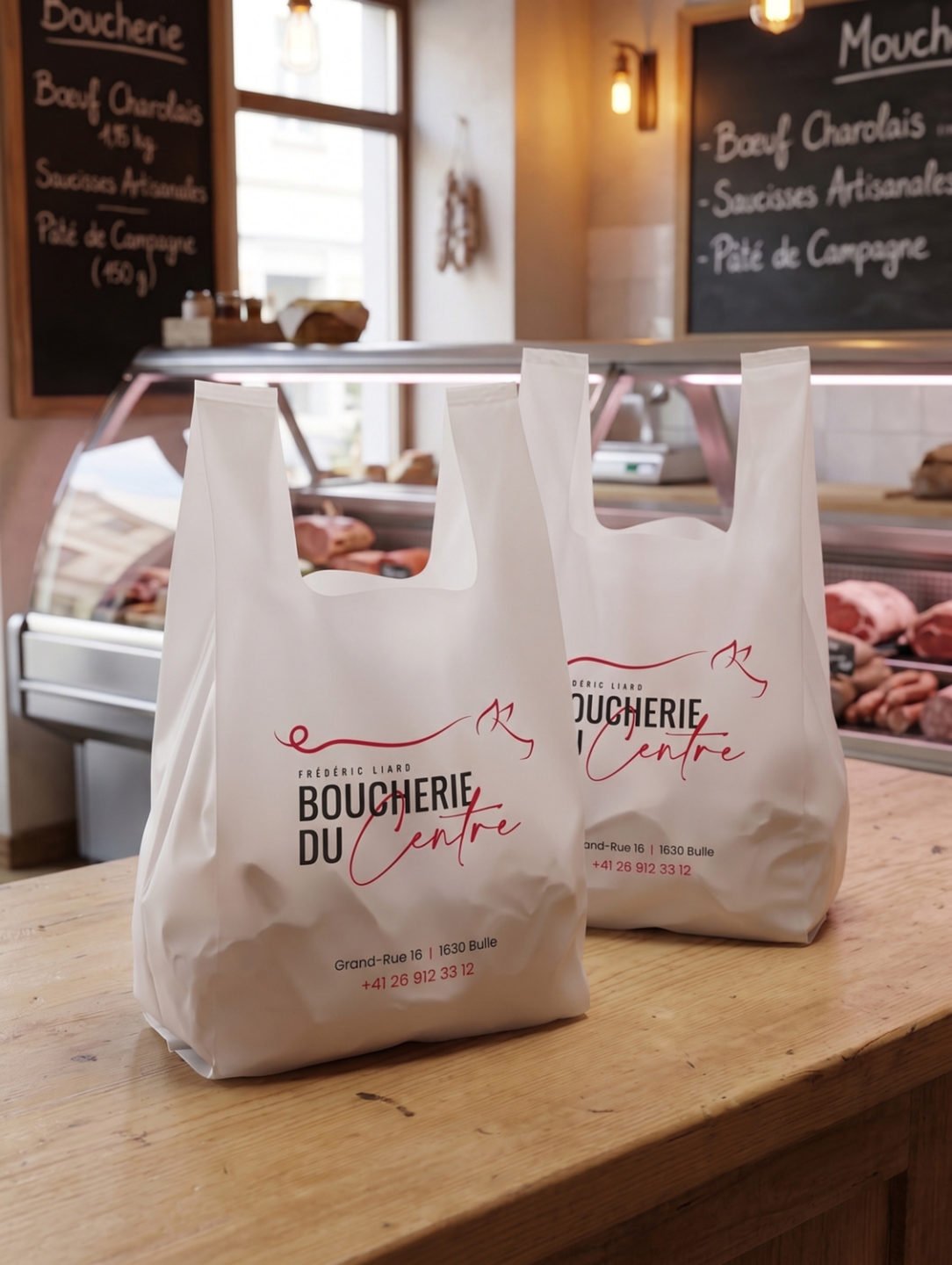 Boucherie du Centre à Bulle – Réalisation par Solution Digitale SA