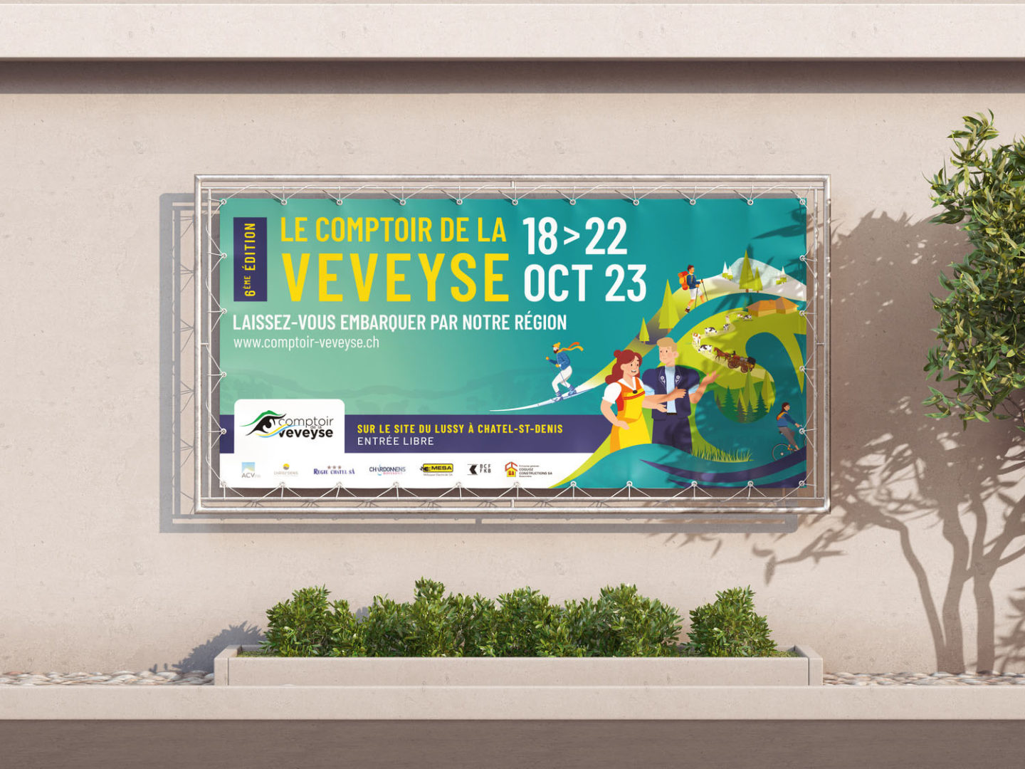 Comptoir de la Veveyse 2023 – Réalisation par Solution Digitale SA