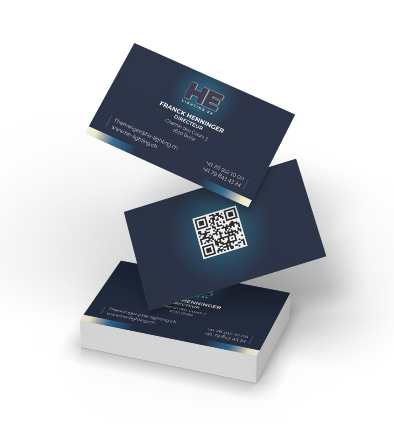 HE Lighting SA – Réalisation par Solution Digitale SA