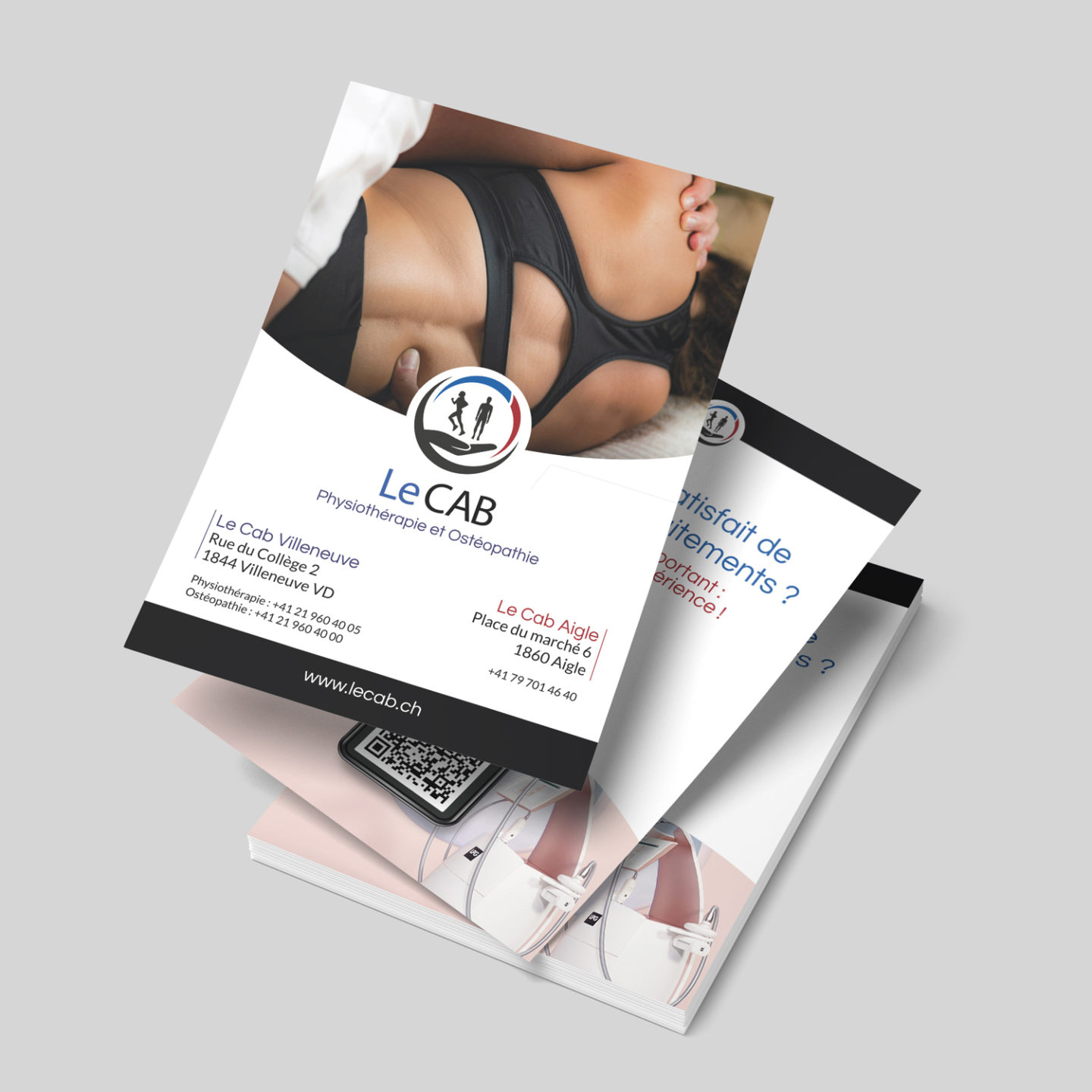 Le CAB Physio. & Ostéo. – Réalisation par Solution Digitale SA