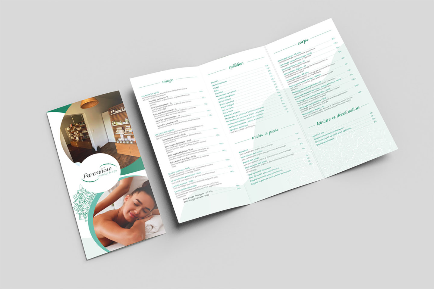 Paranthèse institut & spa – Réalisation par Solution Digitale SA