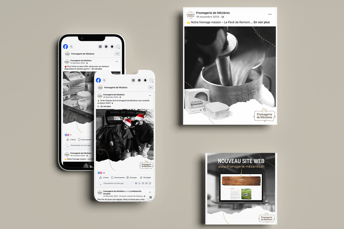 Fromagerie de Mézières – Réalisation par Solution Digitale SA