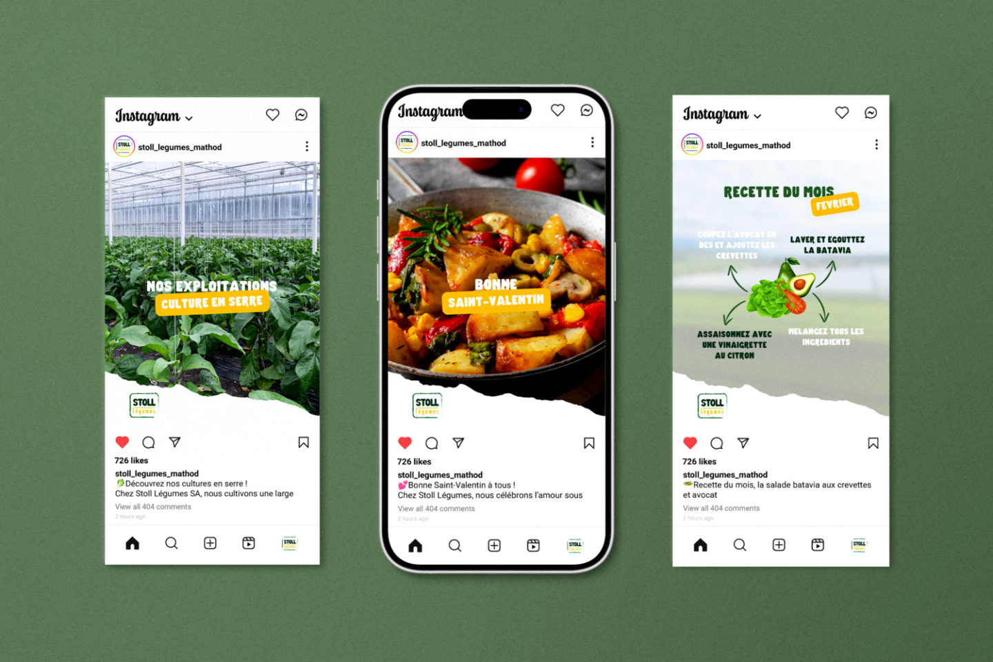 STOLL Légumes – Réalisation par Solution Digitale SA
