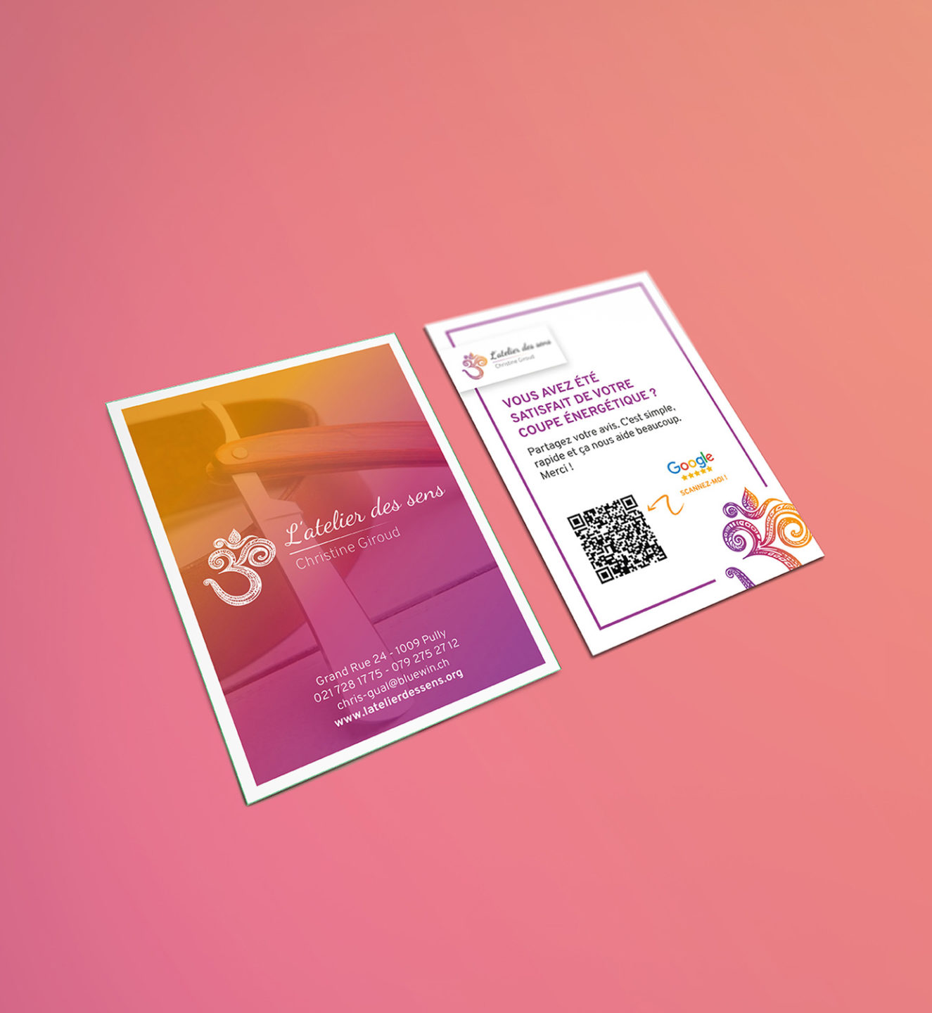 L’atelier des sens à Pully – Réalisation par Solution Digitale SA